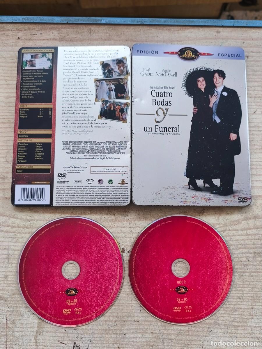 Cine: Cuatro Bodas Y Un Funeral - Caja Met&aacute;lica - Steelbook - 2 DVD