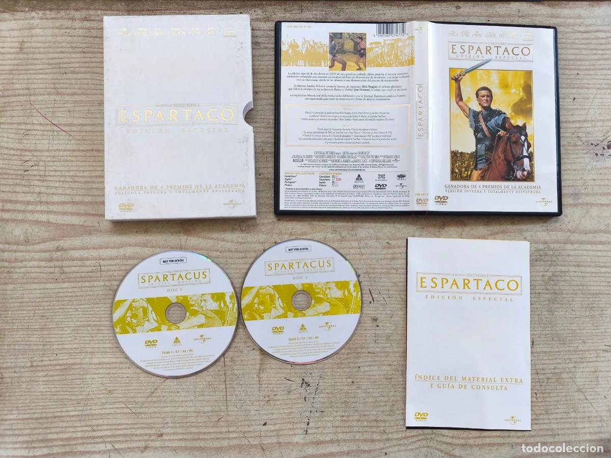 Cine: Espartaco - Edicion Especial - 2 DVD - Lote A