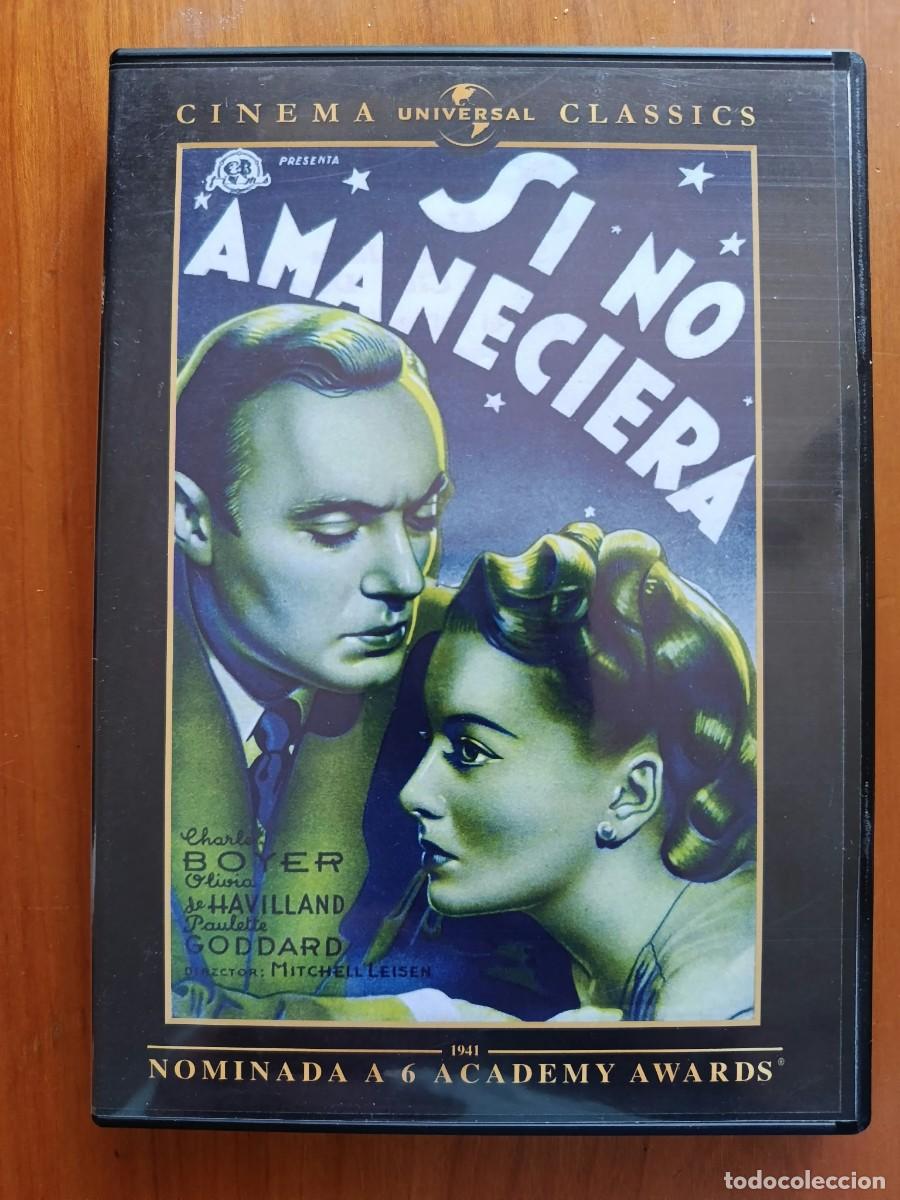 Cinema: DVD SI NO AMANECIERA. CHARLES BOYER, OLLIVIA DE HAVILLAND