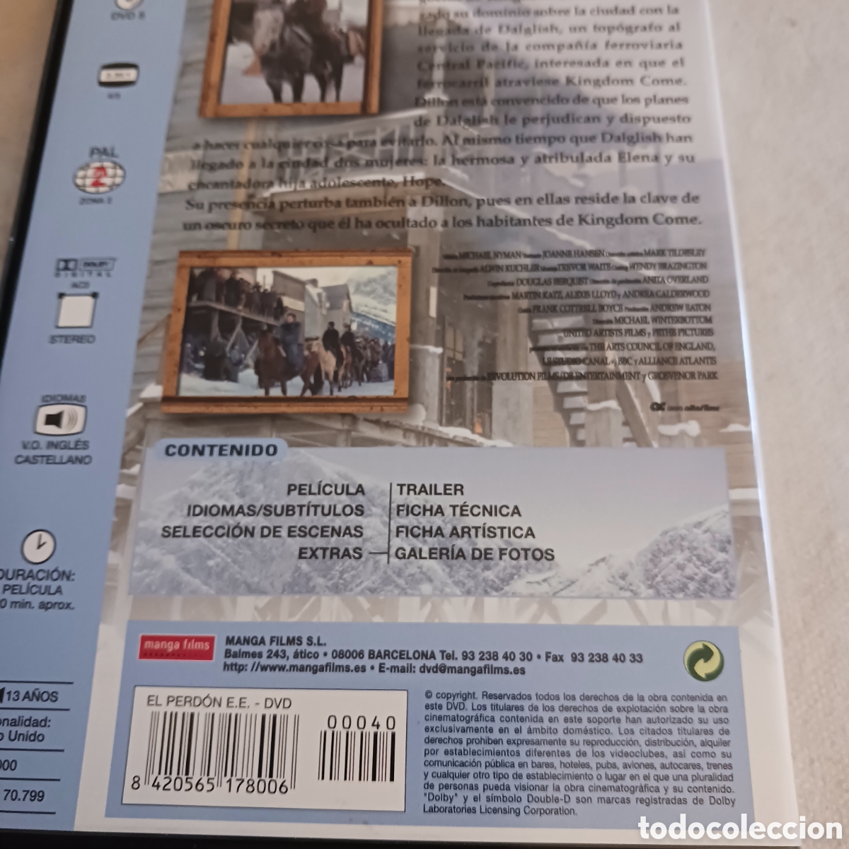 Cine: El Perd&oacute;n dirigida,pir Michael Wonterbottom,DVD - Foto 2