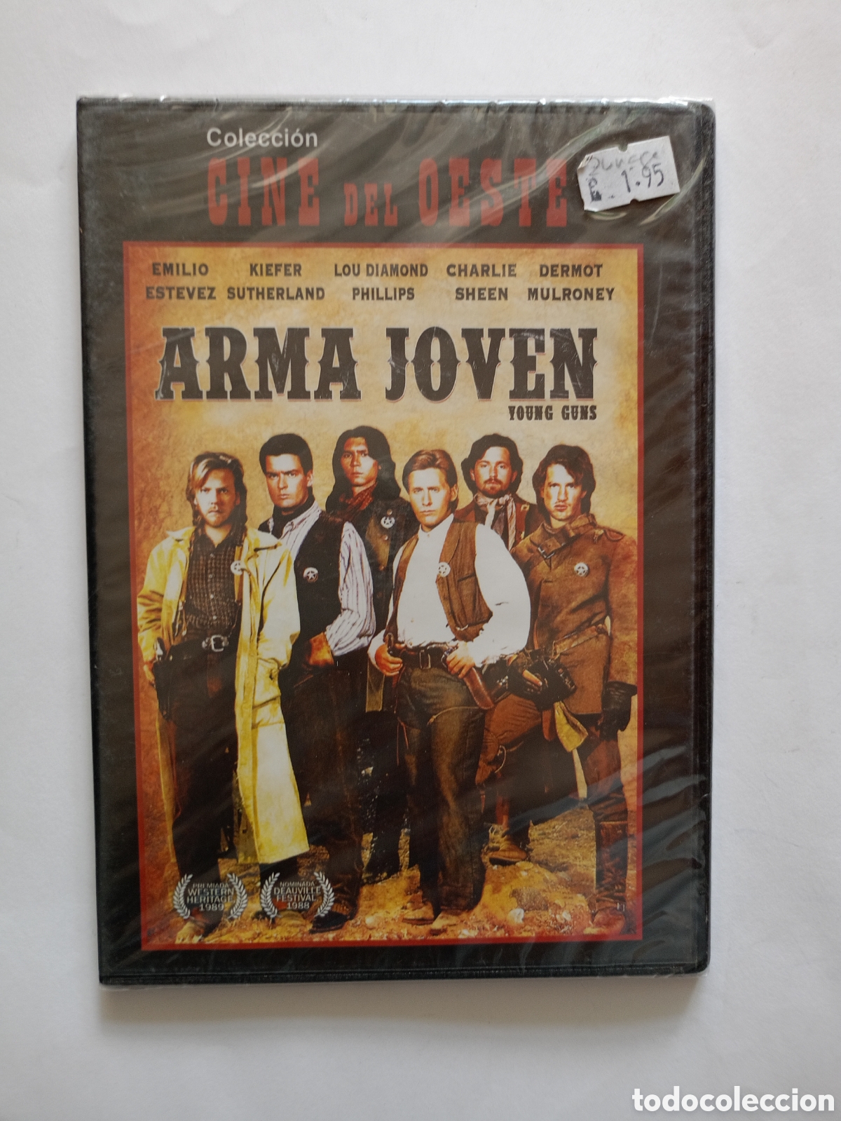 Kino: ARMA JOVEN Director: Christopher Cain Actores: Emilio Estevez, Kiefer Sutherland, Lou Diamond Phil