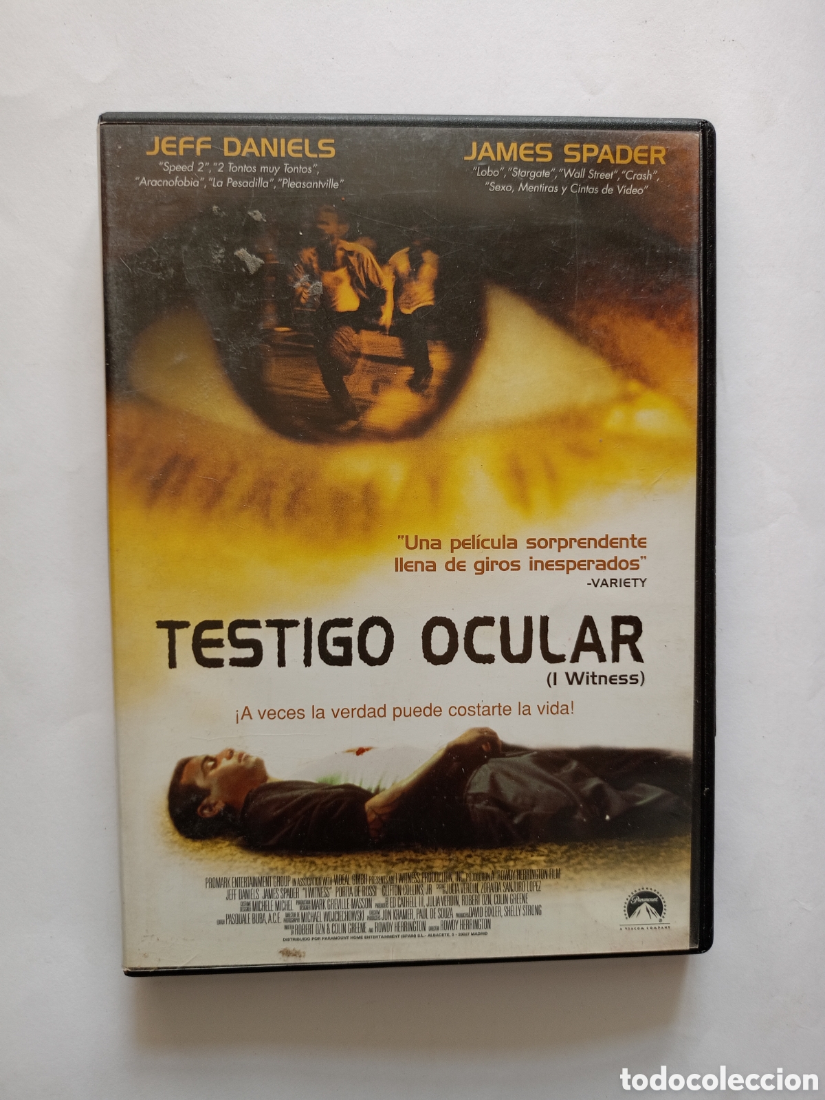 Cinema: TESTIGO OCULAR DVD PEL&Iacute;CULA SUSPENSE JEFF DANIELS JAMES SPADER PORTIA DE ROSSI - M&Eacute;JICO AM&Eacute;RICA +18