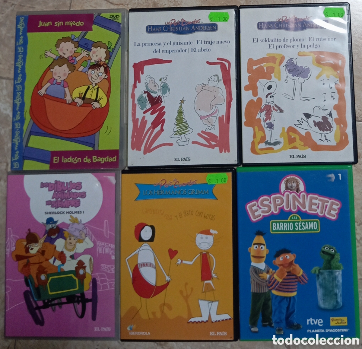 Kino: LOTE DVD INFANTIL ESPINETE SHERLOCK GRIMM