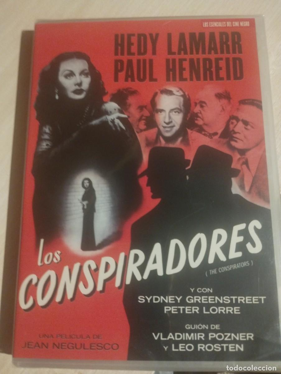Cinema: DVD Los conspiradores de Jean Negulesco precintada con Hedy Lamarr con libreto
