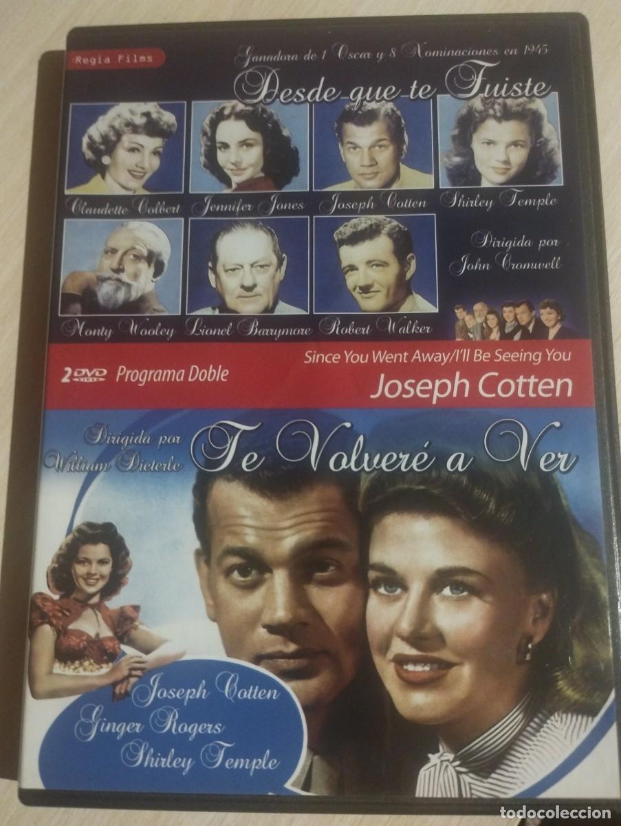 Cinema: 2 DVD Programa doble de Joseph Corren , Desde que te fuiste y Te volver&eacute; a ver