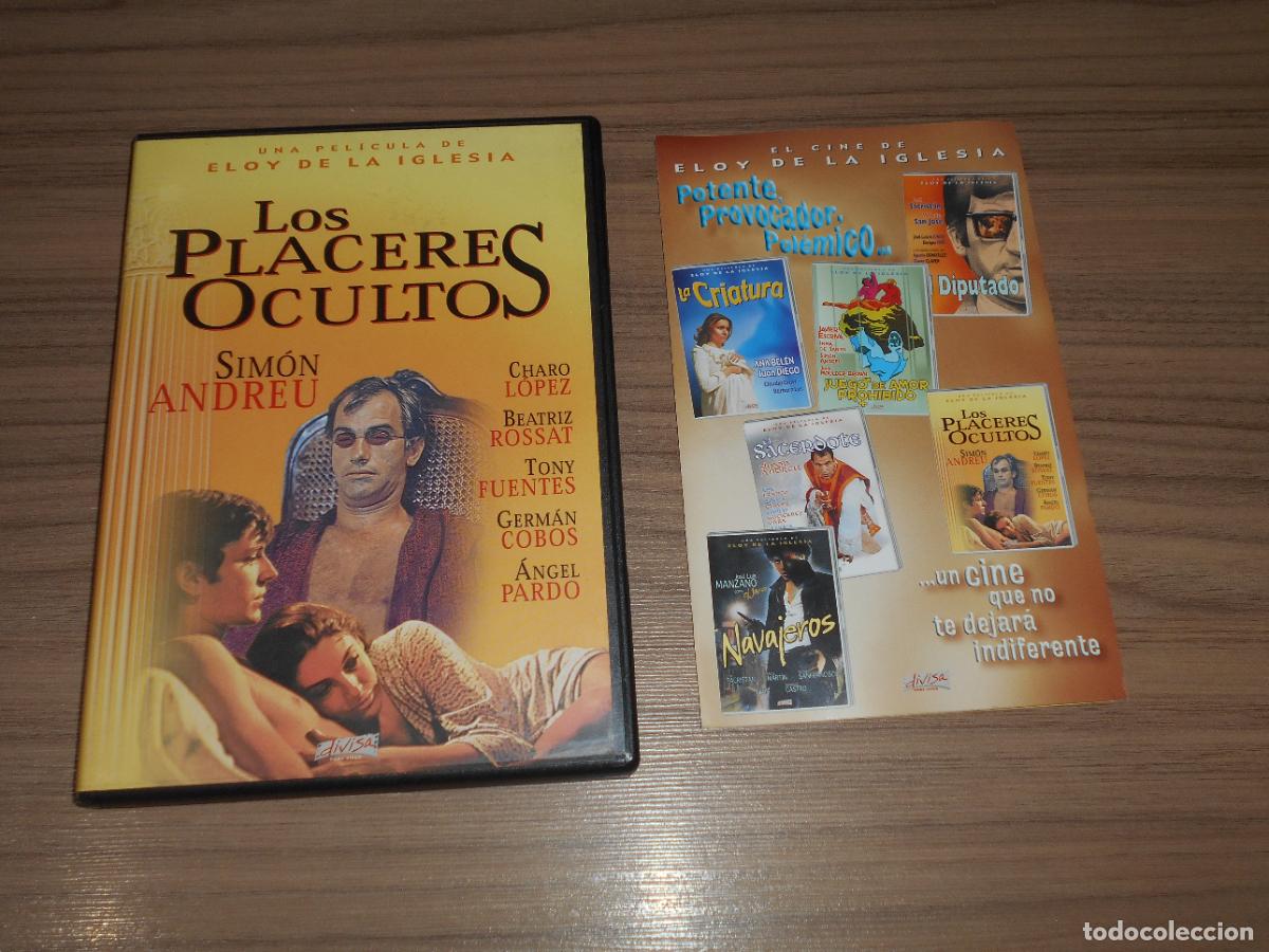 Kino: LOS PLACERES OCULTOS DVD de ELOY DE LA IGLESIA Simon Andreu CHARO LOPEZ Beatriz Rossat COMO NUEVA