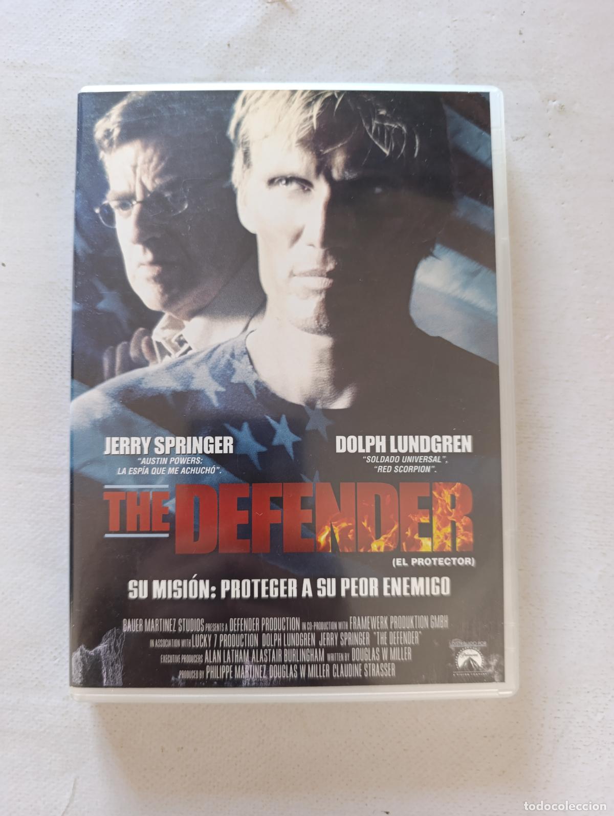 Cinema: DVD THE DEFENDER - JERRY SPRINGER, DOLPH LUNDGREN - LEER DESCRIPCION (9G)