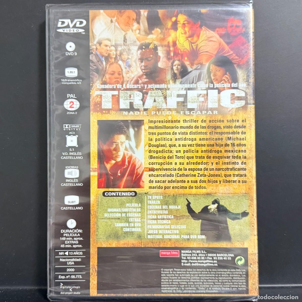 Cine: Steven Soderbergh ● Traffic ● [DVD] 2000 precintado - Foto 3