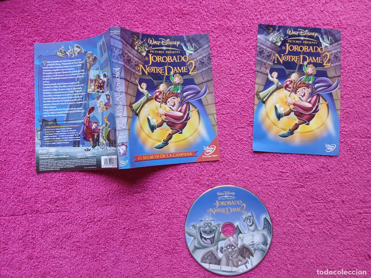 Cinema: El Jorobado de Notre Dame 2 El Secreto de la Campana 2001 Walt Disney pictures solo disco y caratula