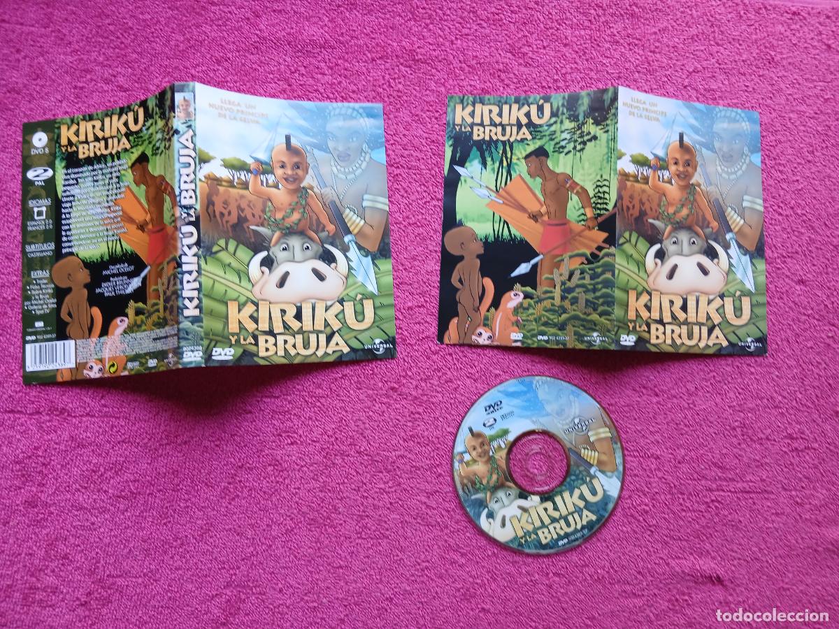 Cinema: Kirik&uacute; y la bruja michel ocelot 2001 universal pictures solo disco y caratulas