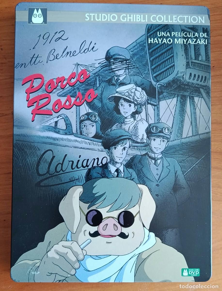 Cinema: DVD PORCO ROSSO. CAJA METALICA. COMO NUEVO