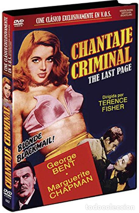 Cinema: Chantaje Criminal - The Last Page DVD Como nuevo