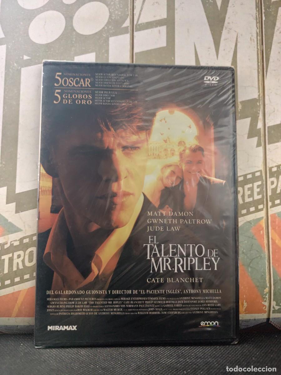 Cinema: DVD Slim 137 El talento de Mr. Ripley / Caja fina precintado