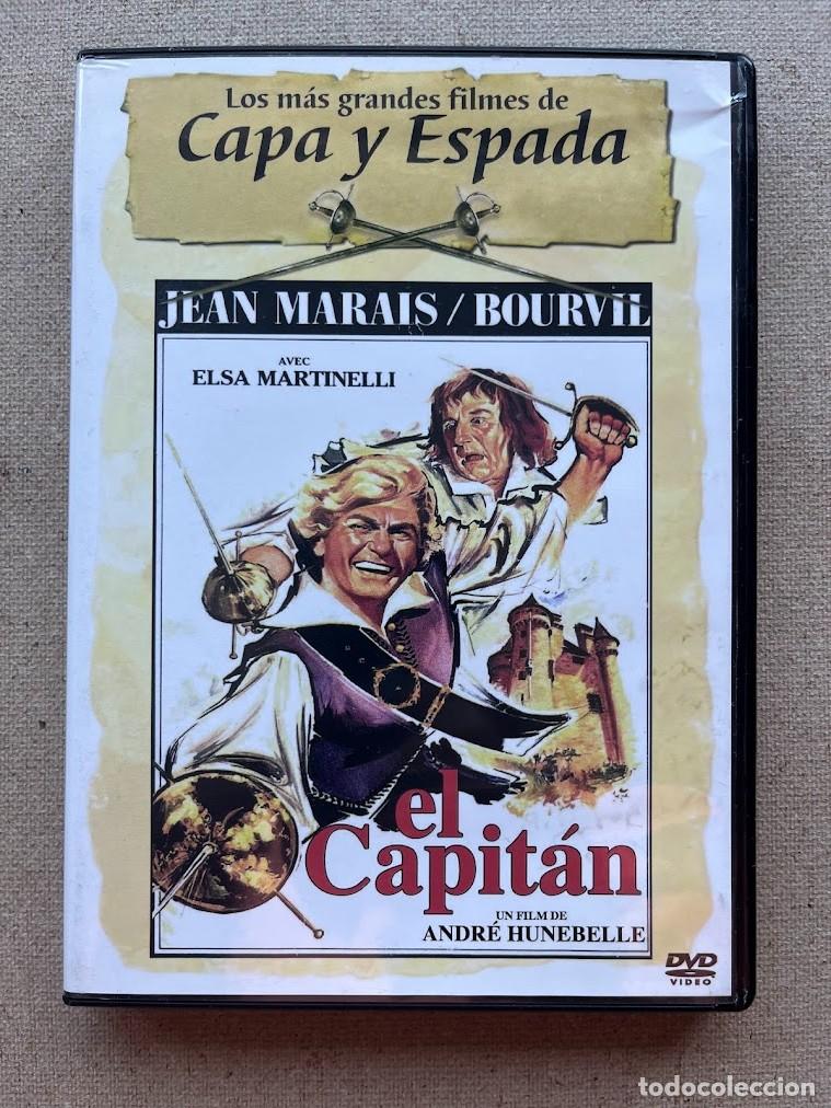 Cinema: El capit&aacute;n / Jean Marais & Bourvil / Capa y Espada / Andr&eacute; Hunebelle / DVD /