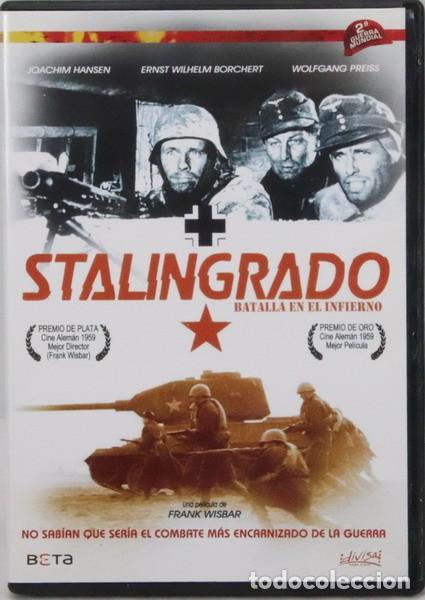 Cinema: Pel&iacute;cula DVD Stalingrado La Batalla del Infierno J Hansen &ndash; E W Borchert &ndash; W Preiss PEDIDO MINIMO 6&euro;