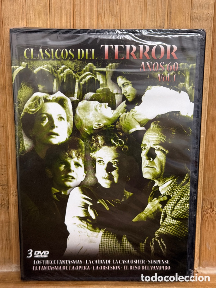 Cinema: Cl&aacute;sicos del Terror A&ntilde;os 60 ( Volumen 1 ) DVD - Precintado -