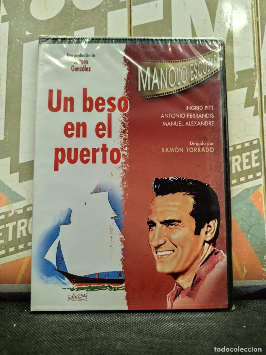 Cine: DVD Slim 338 Un beso en el puerto &rdquo;Manolo Escobar&rdquo; / Caja fina precintado