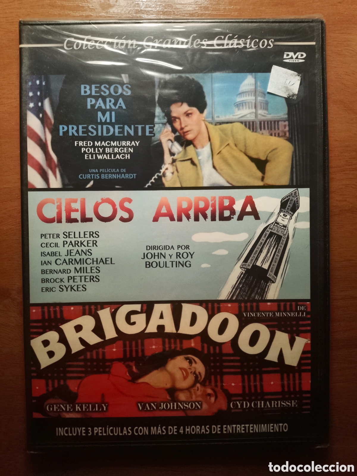 Cinema: BESOS PARA MI PRESIDENTE - CIELOS ARRIBA - BRIGADOON - DVD SLIM NUEVO PRECINTADO