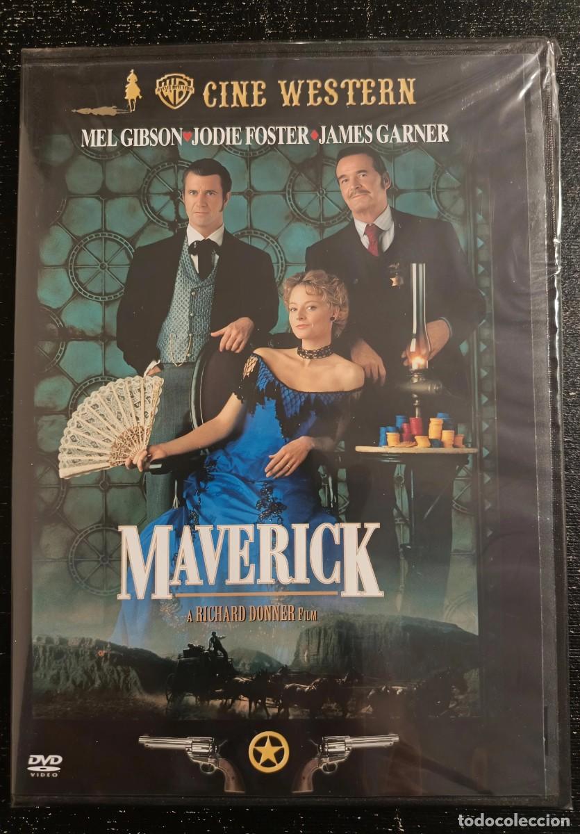 Cin&eacute;ma: DVD MAVERICK (precintada descatalogada con MEL GIBSON, JODIE FOSTER, JAMES GARNER)