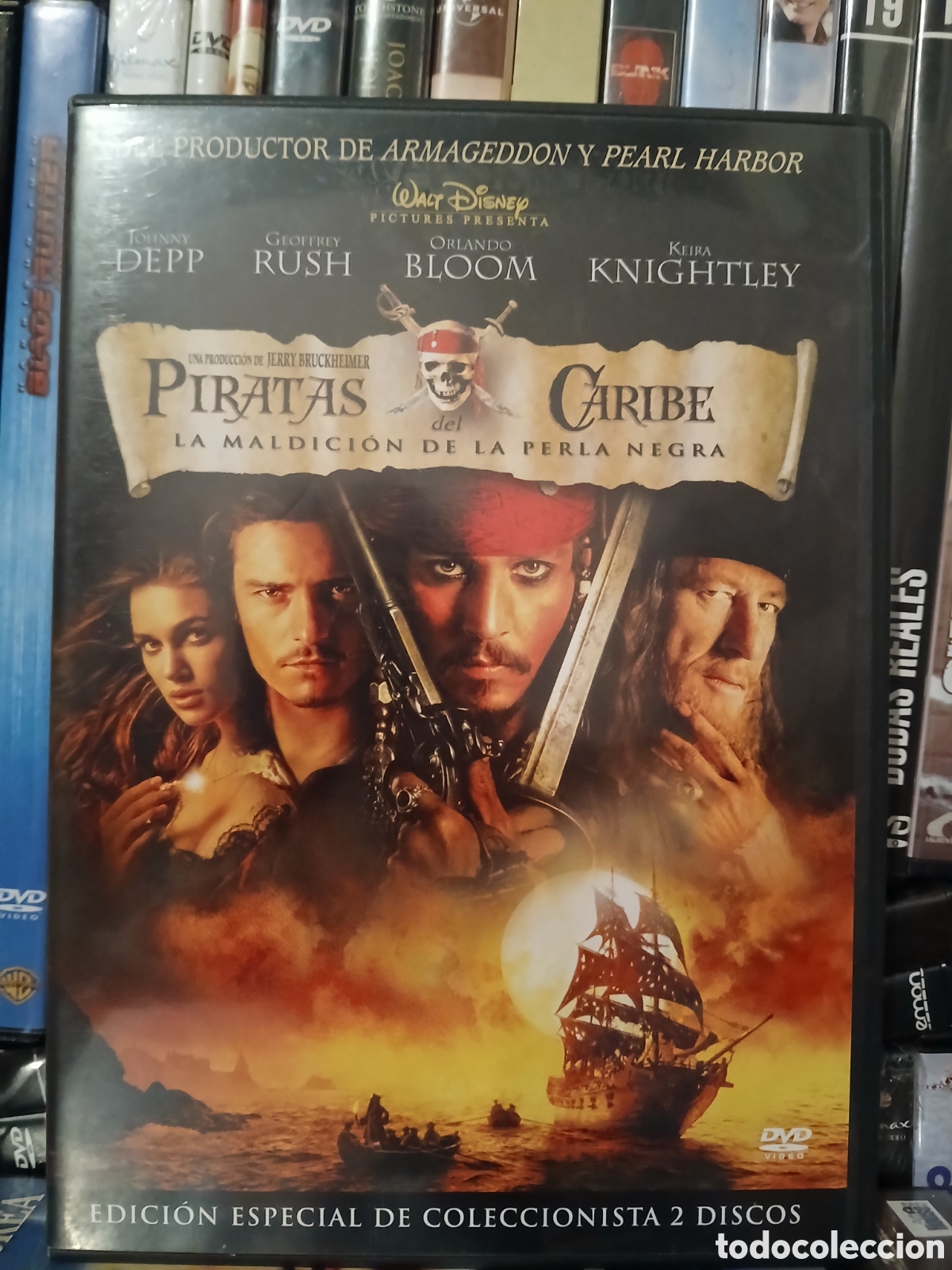 Cin&eacute;ma: Piratas del Caribe La Maldici&oacute;n de la Perla Negra Solo Pel&iacute;cula DVD CineYVideojuegosAlMejorPrecio