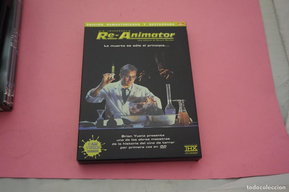 Cinema: DVD - RE-ANIMATOR - H.P. LOVECRAFT - STUART GORDON - 3 DVDS - EDICION REMASTERIZADA Y RESTAURADA