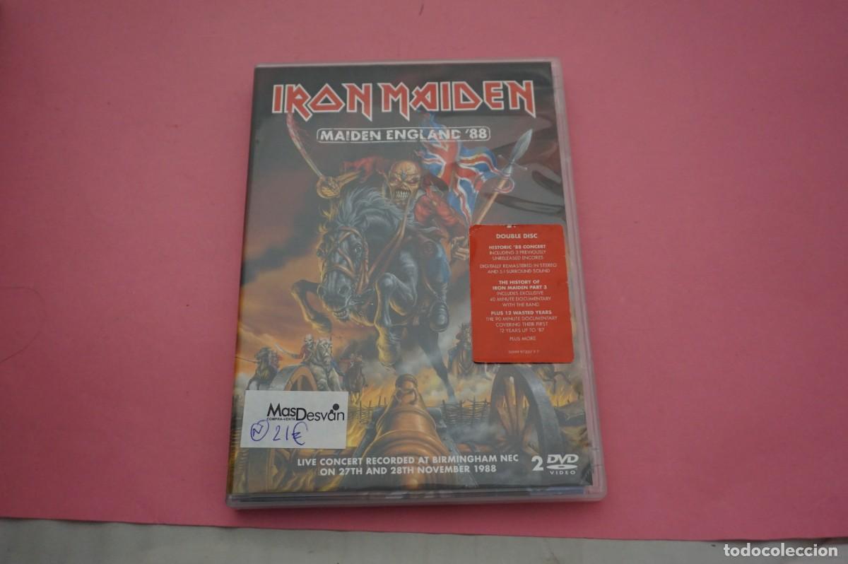 Cinema: ASI/ DVD - IRON MAIDEN - MAIDEN ENGLAND '88 - 2 DVD - ESTADO EXCELENTE