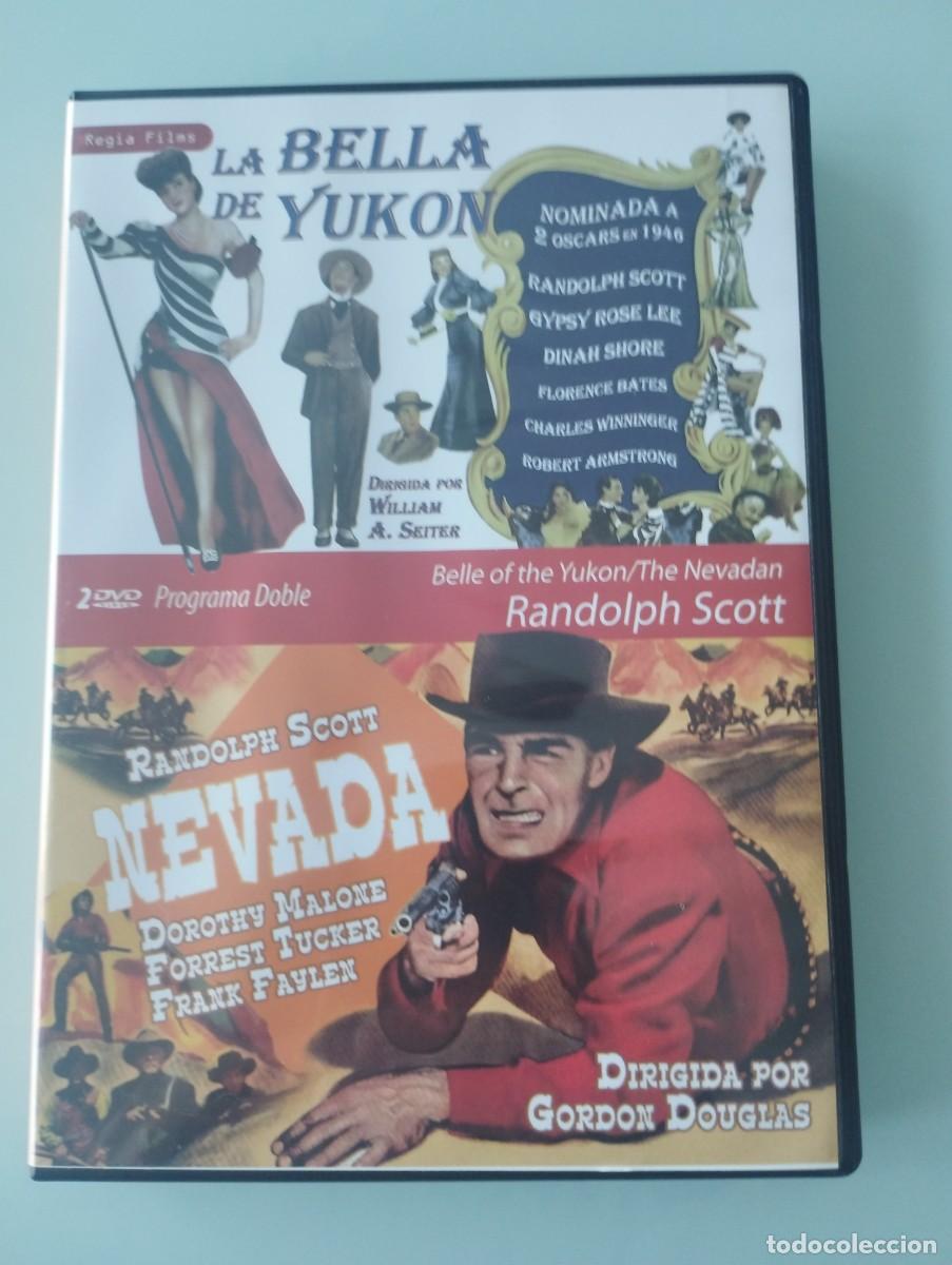 Cinema: 2 DVD programa doble de Randolph Scott, La bella de Yukon y Nevada