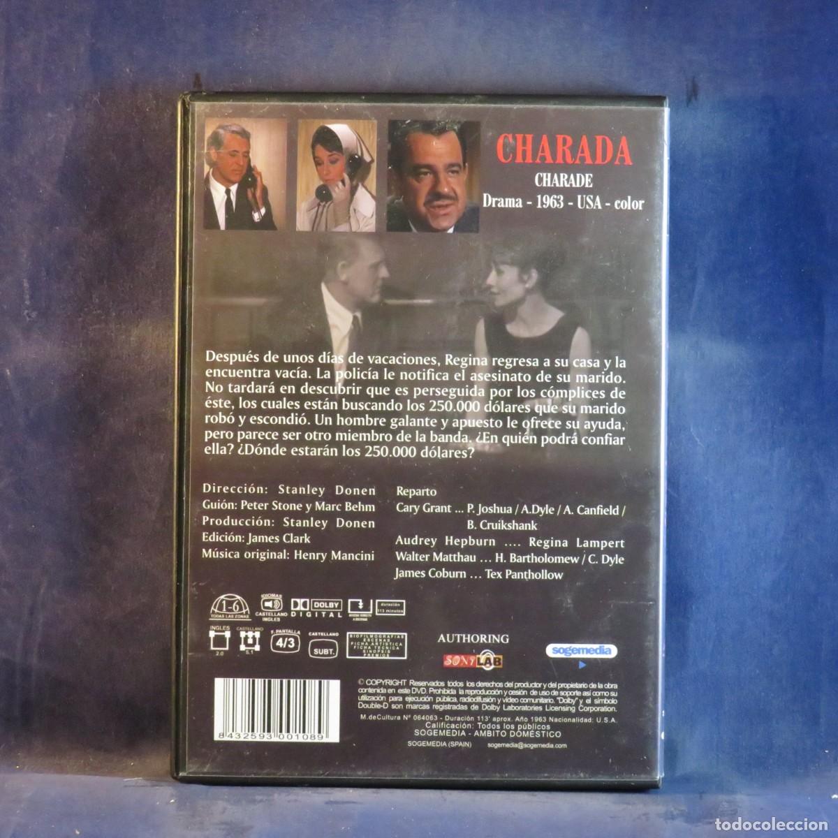 Cine: CHARADA - DVD - - - - - Foto 2