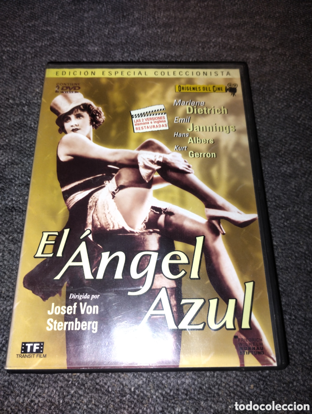 Cine: El &aacute;ngel azul DVD edici&oacute;n especial