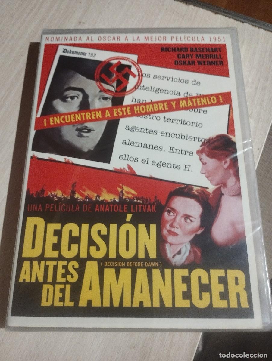 Cinema: DVD Decisi&oacute;n antes del amanecer de Anatole Litvak Precintada