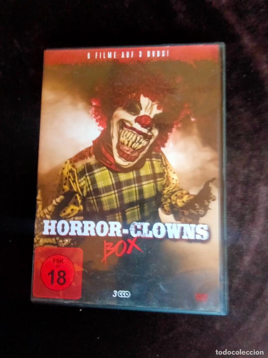 Cinema: horror - clowns - 6 peliculas en 3 discos - dvd como nuevos