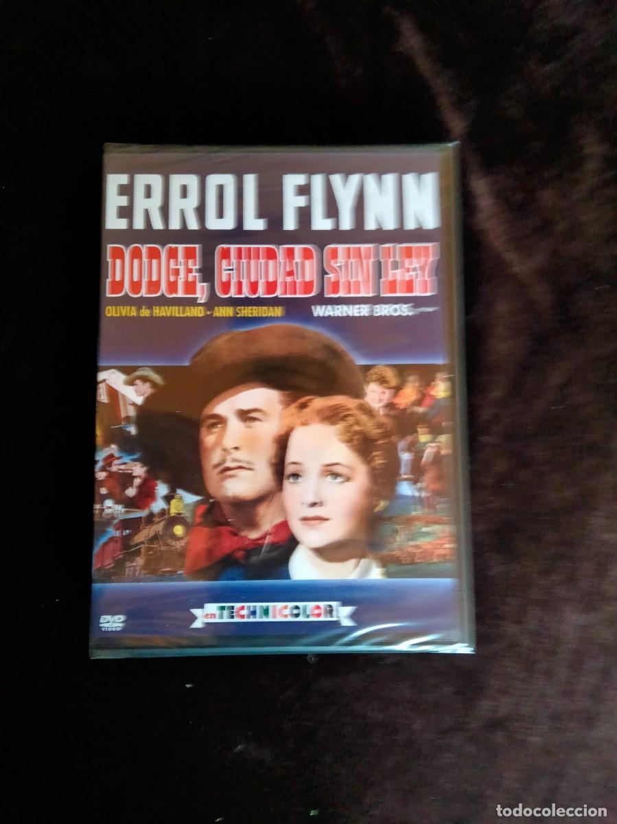 Cine: dodge ciudad sin ley - errol flynn- dvd nuevo precintado