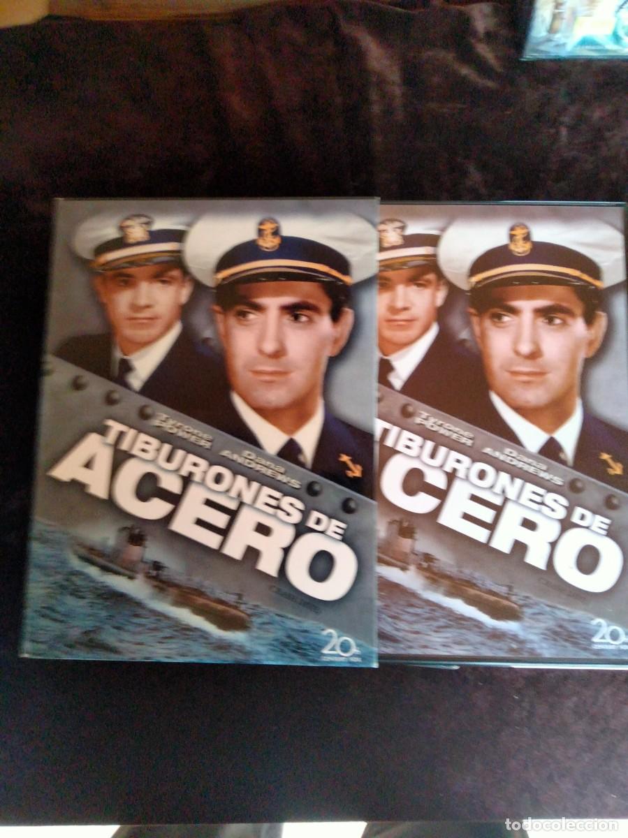 Cinema: tiburones de acero - tyrone power - dvd como nuevo