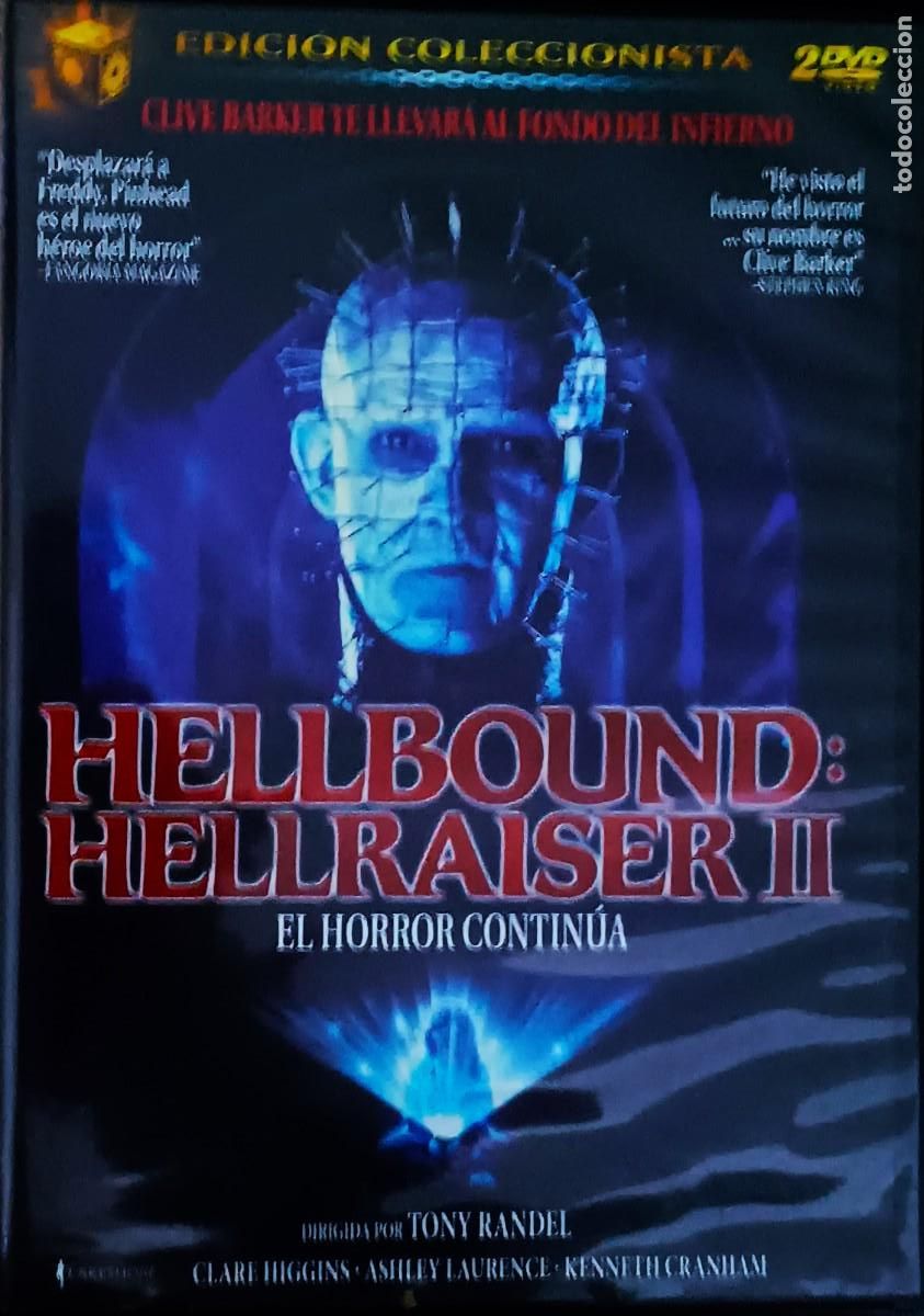 Cine: HELLRAISER, HELLBOUND. PARTE 2. CINE EN DVD DE COLECCION. - Foto 1