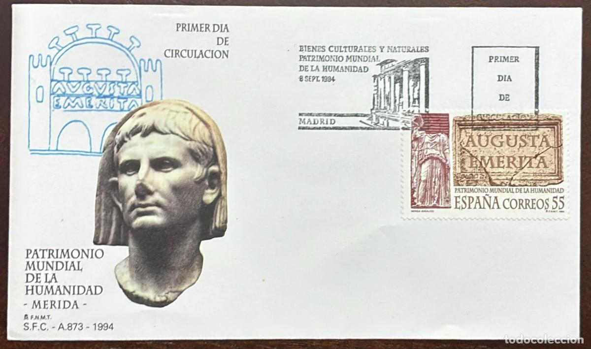 Cinema: MI) 1994 SPAIN, FDC,UNESCO SPANISH WORLD HERITAGE,VF.