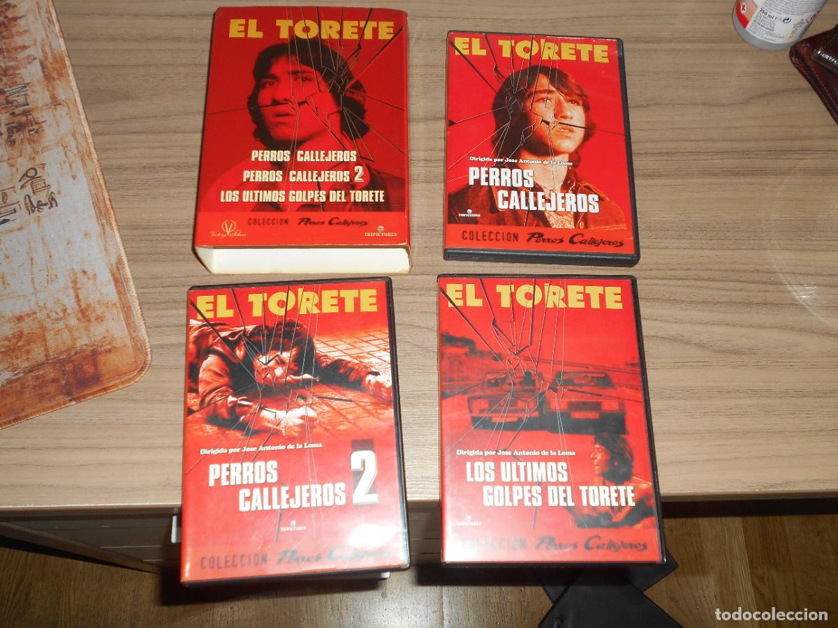 Cin&eacute;ma: Coleccion PERROS CALLEJEROS I , II y LOS ULTIMOS GOLPES DEL TORETE 3 DVD Cine QUINQUI
