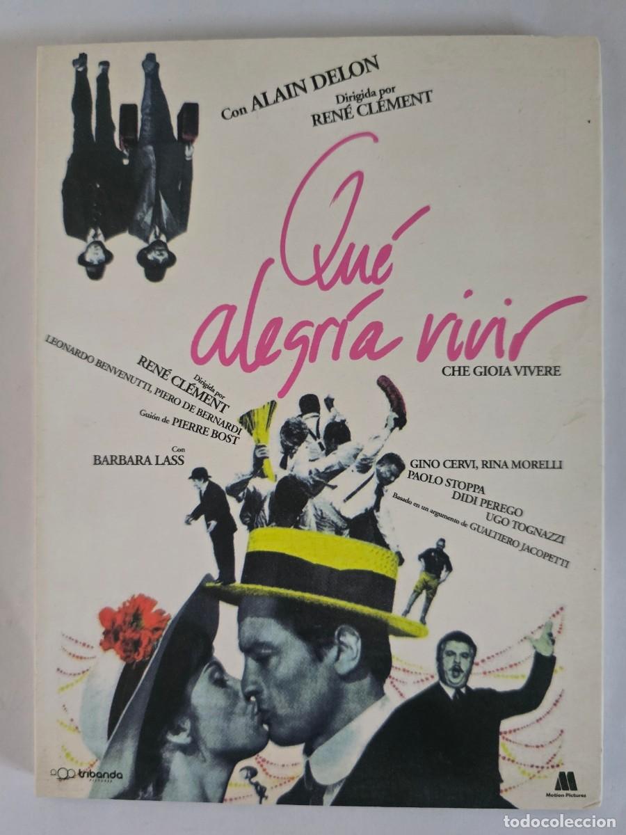 Cinema: DVD Que Alegria Vivir.Alain Delon.Con folleto