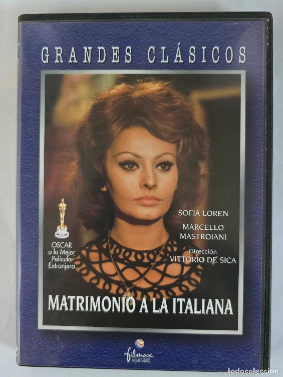 Cinema: DVD Matrimonio a la Italiana.Sofia Loren.Con folleto