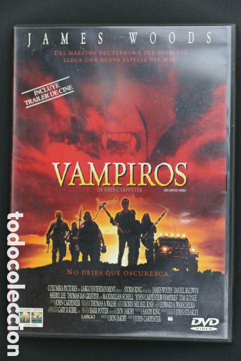 Cin&eacute;ma: DVD. VAMPIROS de John Carpenter. James Woods. Como nuevo.