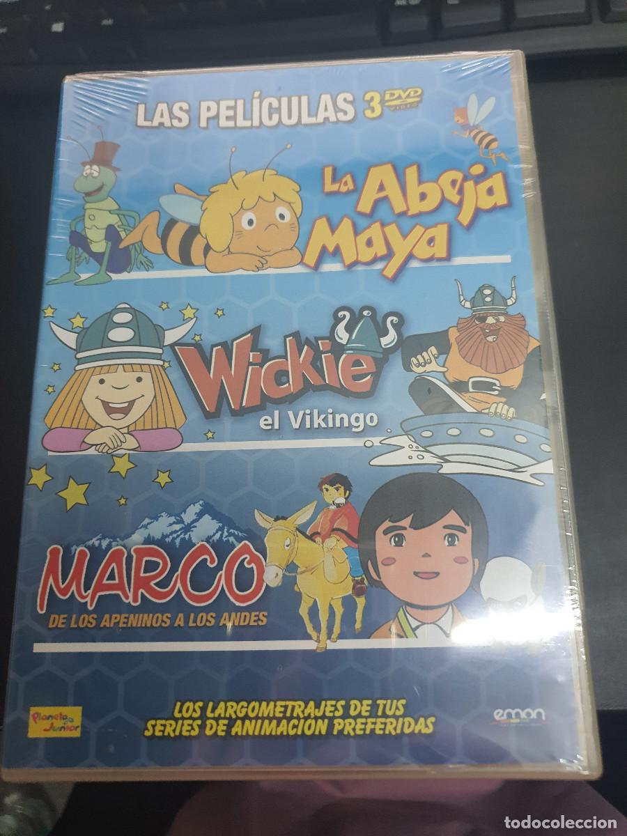 Cinema: Marco + La abeja Maya + Wickie el vikingo DVD Nuevo