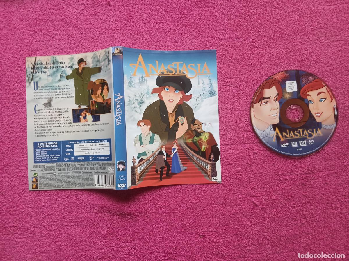 Cinema: anastasia 1997 20th Century Fox Don Bluth y Gary Goldman solo disco y caratula