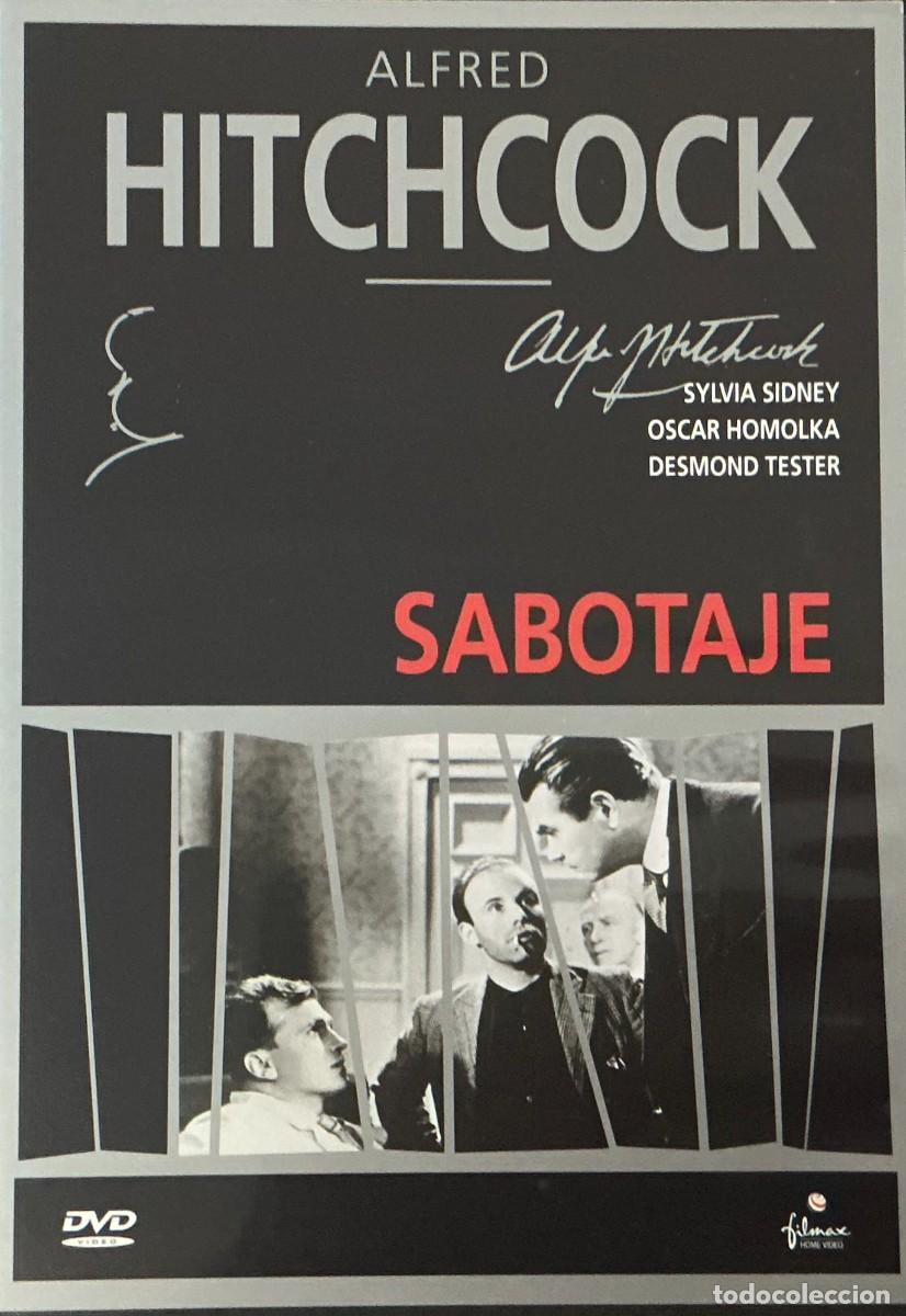 Cinema: SABOTAJE - ALFRED HITCHCOCK - SYLVIA SIDNEY - OSCAR HOMOLKA - DESMOND TESTER - TERRORISMO - THRILLER