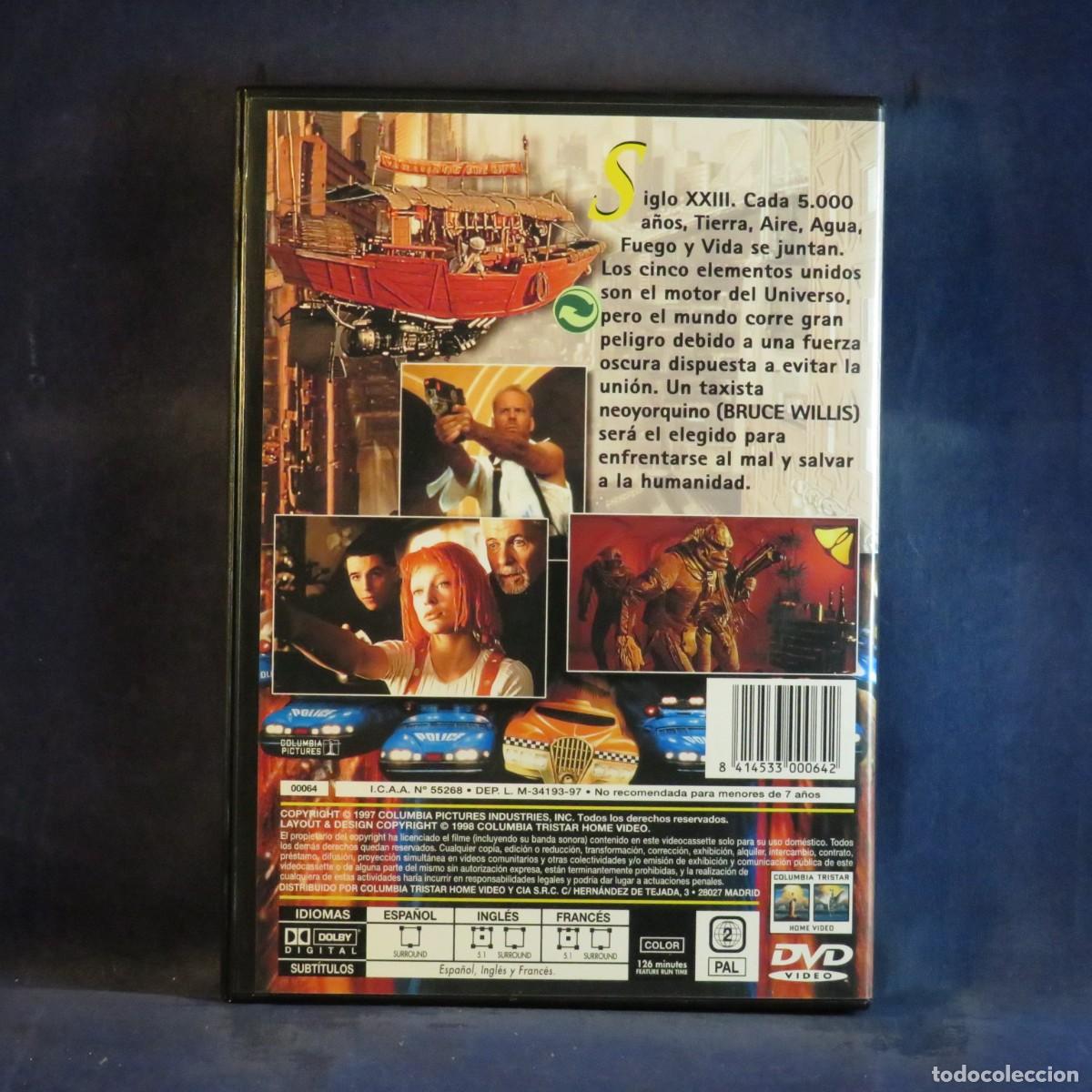 Cine: EL QUINTO ELEMENTO - DVD - Foto 2