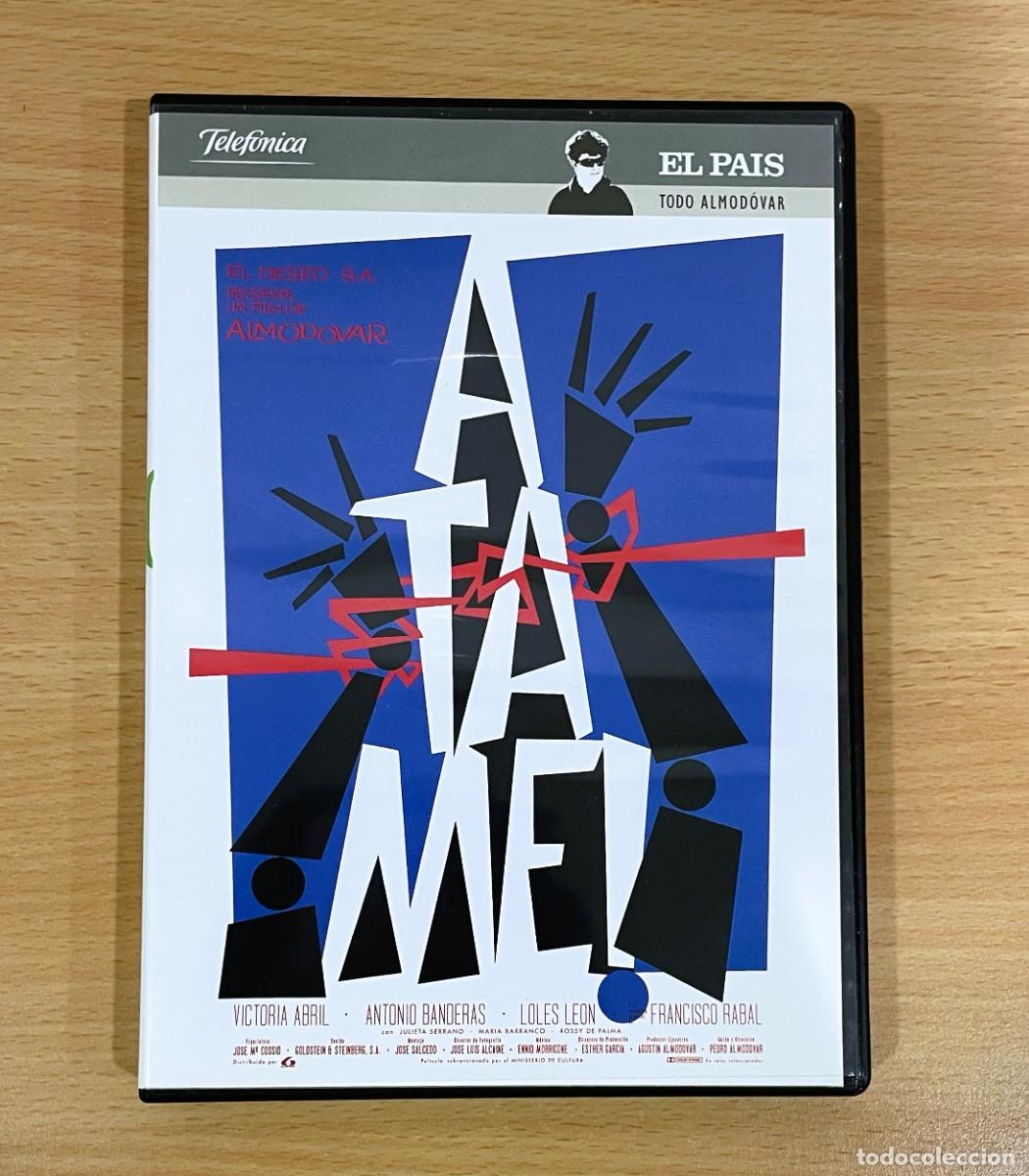 Cinema: DVD CINE COMEDIA NEGRA NACIONAL DE PEDRO ALMOD&Oacute;VAR - ATAME (1989)