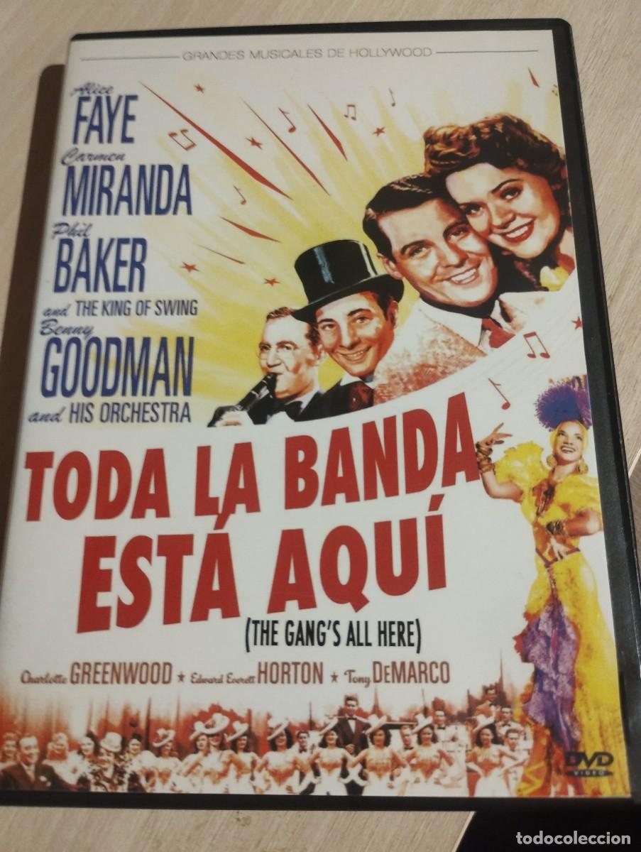 Cinema: DVD Toda la banda est&aacute; aqu&iacute; de Busby Berkeley con Carmen Miranda