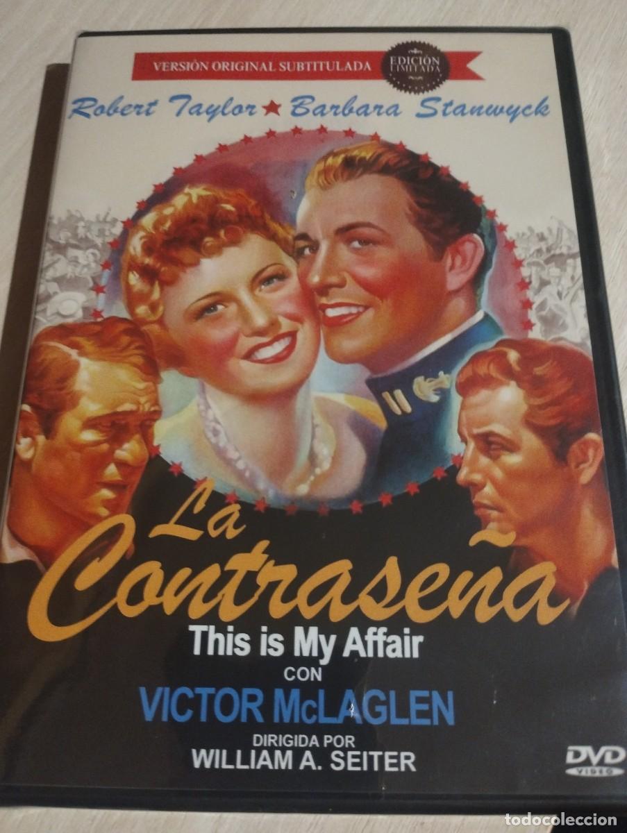 Cinema: DVD La contrase&ntilde;a de William A. Seiter con Robert Taylor y Barbara Stanwyck PRECINTADA