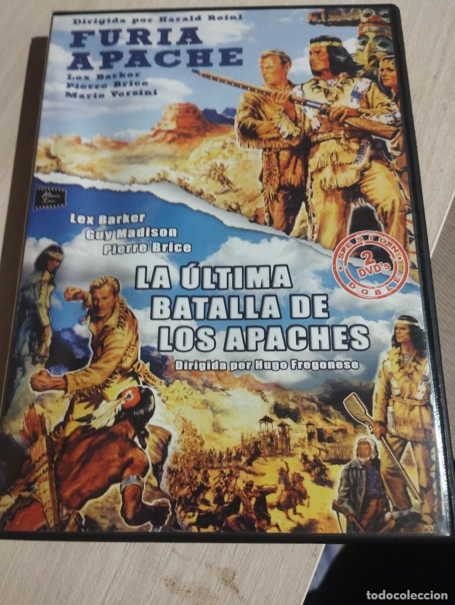 Cinema: 2 DVD sesi&oacute;n doble Furia Apache de Harald Reinl y La &uacute;ltima batalla de los apaches de Hugo Fregonese