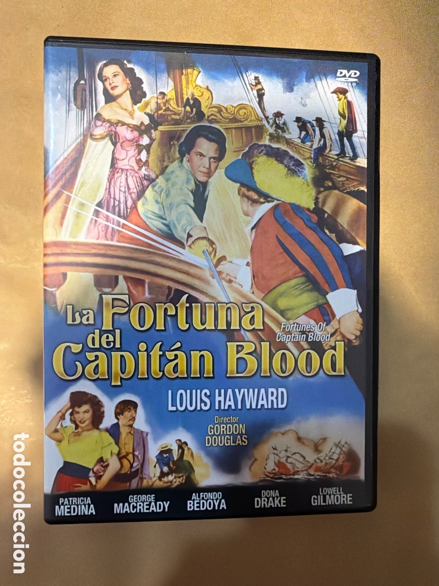 Cinema: La fortuna del capit&aacute;n Blood DVD SEMINUEVO