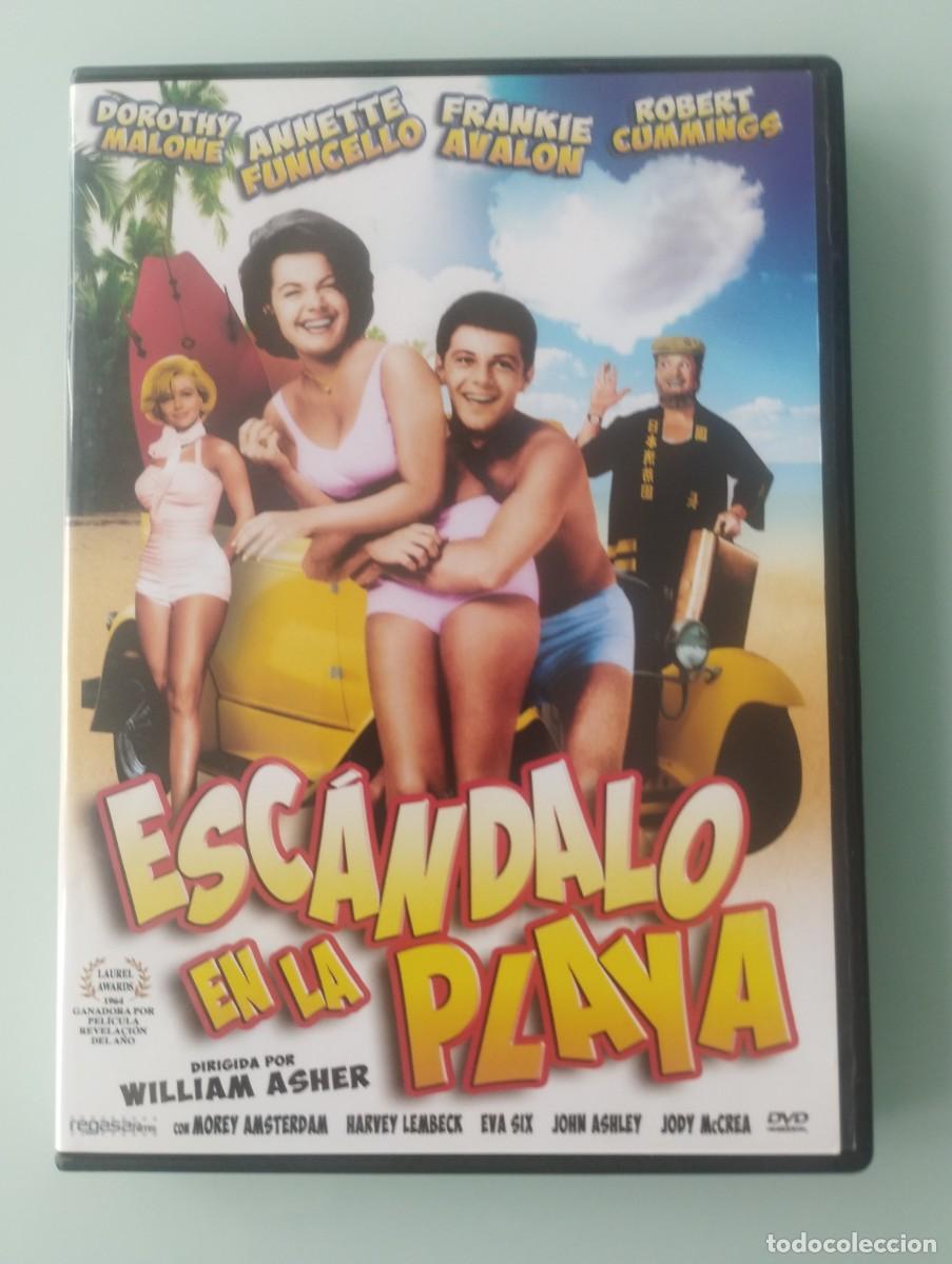 Cine: DVD Esc&aacute;ndalo en la playa de William Asher con Frankie &Aacute;valon