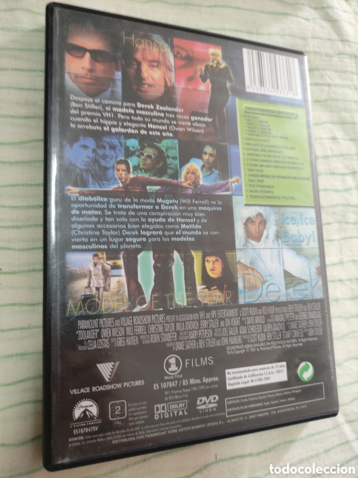 Cine: DVD - pel&iacute;cula - Zoolander - Foto 2